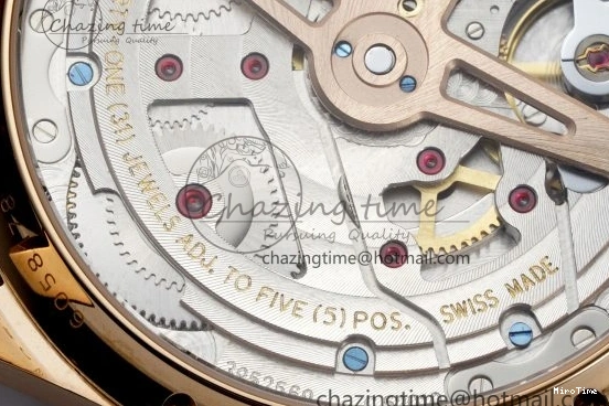 MIROTIME 0420 WellDesigned Portugieser Perpetual Calendar RG 5033 APSF 1:1 Best Edition White Dial on Brown Leather Strap A52610 Clone 7042